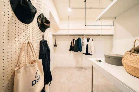マンションリノベーション、株式会社Standard、WIC、有孔ボード、ハンガーパイプ