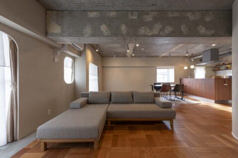 マンションリノベーション、ATTIC Renovation、リビング、フロアリューム