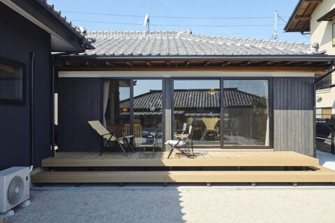 戸建リノベーション、エコハウス、デッキ