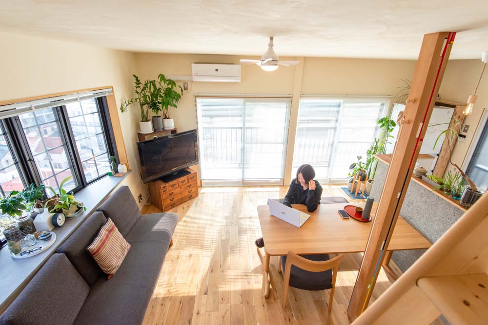 リノベーション事例「内装の90％をDIY！リノベ会社と二人三脚で完成させたアトリエのある住まい」