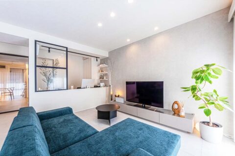 マンションリノベーション、フレッシュハウス、室内窓、ガラス窓、開放感